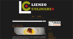 Desktop Screenshot of lienzoculinario.com